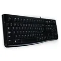 Produktbild: Logitech Tastatur K120 schwarz deutsch QWERTZ DE Kabel Business Laptop USB PC DE