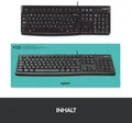 Produktbild: Logitech K120 Kabelgebundene Business Tastatur Windows Linux USB 920-002516 Demo