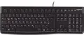 Produktbild: Logitech K120 Tastatur USB QWERTZ schwarz spritzwassergeschützt flach