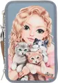 Produktbild: Depesche TOPModel 3 Fach Federtasche CAT Love- Geschenke für Mädchen