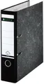 Produktbild: Leitz Ordner 1080 DIN A4 Rückenbreite: 80mm Schwarz Wolkenmarmor 2 Bügel 10805095