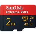 Produktbild: 2TB SanDisk Extreme Pro - Flash-Speicherkarte (SD-Adapter inbegriffen) - A2 / Video Class V30 / UHS-I U3 - microSDXC UHS-I