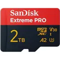 Produktbild: SanDisk Micro-SD-Karte Extreme Pro, 2TB, bis 250 MB/s, A2, UHS-I U3, SDXC