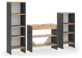 Produktbild: Badmöbel-Set Vicco Karli Anthrazit/Goldkraft Eiche 3 Teile, Model 60707