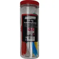 Produktbild: Mannesmann Kabelbinder-Set, 300-teilig in einer Runddose, Masse: (B)210 x (T)72 x (H)72 mm (72 mm, 300 Stk.) (M13050)