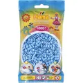 Produktbild: Original HAMA Bügelperlen midi 1000 Stk. 207-46 Pastell Blau hell Neu OVP