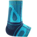 Produktbild: Bauerfeind Sports Achilles Support Achillessehnenbandage-Türkis,Limette, Größe XS (auch verfügbar in S, M, L, XL)