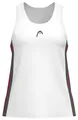 Produktbild: Head Tennis-Tank Club 25 Tech Tank Top (Racer Back) 2025 weiss/rot Damen, Größe: S