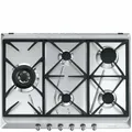 Produktbild: Ebene Kochen Gas SMEG Zeitgenössische SRV575GH5 Inox Gitter Gusseisen 5 Feuer