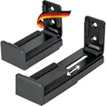 Produktbild: SCHWAIGER LWHSB1515 51 Soundbar-Wandhalter Lautsprecherboxen-Halterung Boxenaufhängung Lautsprecher-Montage Boxenhalter Set bis max. 15kg inkl. Montagematerial, schwarz