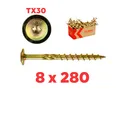 Produktbild: Tellerkopfschrauben 6 8 10 Holzbauschrauben Tellerkopf Holz Schrauben WKCP Torx