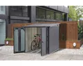 Produktbild: Fahrradgarage für 3 Fahrräder Metall 149 x 192 cm anthrazit