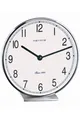 Produktbild: Hermle -Fremont Tischuhr Chrom Quarz 19cm- 23057-002100 Tischuhr mit batterie...