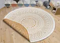 Produktbild: HANSE Home Teppich Porto Wendeteppich, rund, Höhe: 5 mm, In-& Outdoor, Wetterfest, Balkon, Garten, Wohnzimmer, Wasserfest