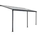 Produktbild: HOME DELUXE - Terrassenüberdachung SOLIS - Grau - B/T/H: 435 / 442 x 300 / 303 x 278 / 226 cm - inkl. Hohlkammerplatten, Montagematererial I Carpo... - Grau