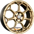 Produktbild: 4x GMP Italia RACEWAY Oro Corsa 7x17 ET35 5x114,3 Alufelgen 17 Zoll