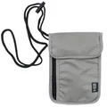Produktbild: 1 Brustbeutel mit RFID Schutz,Reisegeldbeutel,versteckte Anti-Diebstahl Festival Passhalter für Passport, Kreditkarten,Münzen und Reise Zubehör Unisex Reisegeldbeutel Diebstahlsicher Kleine-Grau