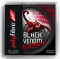 Produktbild: Polyfibre Tennissaite Black Venom Rough (Haltbarkeit+Spin) schwarz 12m Set, Saitendicke: 1.25