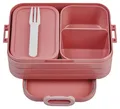Produktbild: MEPAL Ellipse Midi Bento-Lunchbox 2 Einsätze auslaufsicher mit Besteck Rosa