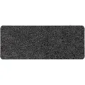 Produktbild: ANRO Schuhparkplatz Fußmatte rutschfest Fußabtreter Schmutzfangmatte Indoor Sauberlaufmatte schmal Abtropfmatte für Eingang Uni Schwarz 25 x 75 cm