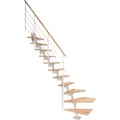 Produktbild: DOLLE Mittelholmtreppe, Metall, 11 Stufen, max. Geschosshöhe - weiss