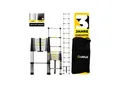 Produktbild: Craftfull Teleskopleiter CF-101B, Soft-Close-Funktion, Ausziehleiter aus Aluminium, 2 m bis 4,4 m (2.0 Meter)