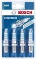 Produktbild: 4x BOSCH FR78X SUPER 4 Zündkerze für AUDI BMW SKODA SEAT VW OPEL MERCEDES FORD
