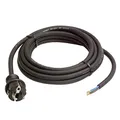 Produktbild: as - Schwabe Gummi-Anschlussleitung, 10 m H07RN-F 3G1,5 Verbindungskabel, Schutzkontaktstecker mit Leitung, Strom-Kabel mit Aderendhülsen, 230V, 16A, IP44, Schwarz, 70910