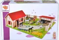 Produktbild: Eichhorn Bauernhof 2 Gebäude, Figuren Zaun 36x39cm