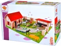 Produktbild: Eichhorn 100004304 Kleiner Bauernhof bestehend Gebäuden Spielplatte TLG 20 Stück