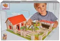 Produktbild: Eichhorn Spielzeug Spielwelt Tierwelt Bauernhof 21 Teile 36x39cm 100004304