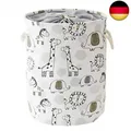 Produktbild: INough Baby-Wäschekorb mit Giraffenmotiv, Aufbewahrungskorb,