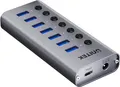 Produktbild: USB-A 3.0 5 Gbps Hub mit 7-in-1 Schalter Unitek H1314A01-EU (H1314A01-EU)