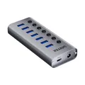 Produktbild: 4894160055224 USB-A 3.0 5 Gbps Hub mit 7-in-1 Schalter Unitek H1314A01-EU UNITEK