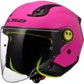 Produktbild: Motorrad Helm Kinder M - LS2 OF622 Funny 2 II Solid - Kinderhelm Jethelm pink