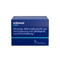 Produktbild: Orthomol Vital mit Orangengeschmack: 26 Nährstoffe mit 1.000 µg Vitamin B12*, Magnesium & Omega-3 bei Müdigkeit und Erschöpfung¹ – Trinkfläschchen/Kapseln, lactose- & glutenfrei, 30 Tagesportionen