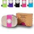 Produktbild: BewusstGrün Edelstahl-Brotdose für Kinder I Original DottyBox®-System mit Klettband in Pink I Personalisierte Brotdose für Kindergarten und Schule