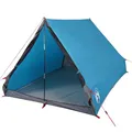 Produktbild: vidaXL Camping Keilzelt 2 Personen, Campingzelt mit Steckverbindungssystem, Trekkingzelt mit Glasfaserstangen, Zelt A-Rahmen, Grün 185T Polyester