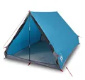 Produktbild: vidaXL Kuppelzelt Camping-Keilzelt 2 Personen Blau Wasserdicht, (1 tlg)