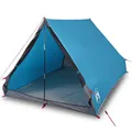 Produktbild: Camping Keilzelt Campingzelt Zelt 2 Personen Blau Wasserdicht 210 x 150 x 120 cm