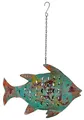 Produktbild: Metallfigur Fisch als Windlicht zum hängen und stellen( groß)