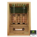 Produktbild: Dewello Infrarotsauna Infrarotkabine für 1-2 Personen Sauna MILTON 135x105cm