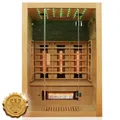 Produktbild: Infrarotkabine Infrarotsauna Wärmekabine Sauna 2 Personen Vollspektrum Hemlock