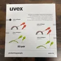 Produktbild: 1 BOX / 50 Stück UVEX WHISPER+ M. KORDEL IN STÖPSELBOX  Gehörschutz Lärm