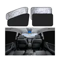 Produktbild: Sonnenschutz Auto Magnetisch 4PCS Sichtschutz Fenster UV-Schutz Schwarz für Baby