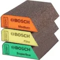 Produktbild: EXPERT S470 Combi Schleifblock-Set, 3-teilig, Schleifschwamm mehrfarbig, 97 x 69 x 26mm