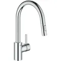 Produktbild: Grohe Eurosmart Cosmopolitan - Spültischarmatur Mit Ausziehbarer Geschirrbrause, Verchromt 31481001
