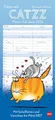 Produktbild: Catzz Planer für zwei 2026: Lustiger Wandplaner für zwei. Partnerkalender mit 2 Spalten. Terminkalender mit witzigen Cartoon-Katzen. Wandkalender für 2 Personen. (Familienplaner Heye)
