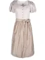 Produktbild: Spieth & Wensky Dirndl Ferrara Arm | Mididirndl mit Puffarm & Knöpfen | Damen (DE/NL/SE/PL, Numerisch, 34, Regular, Regular, beige)