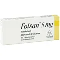 Produktbild: Folsan 5 mg Tabletten